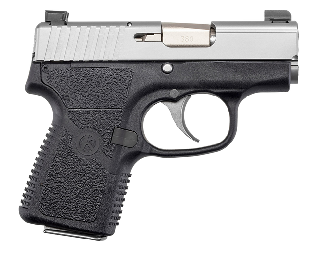 Kahr P380 Pistol with Night Sights 380 ACP 2.58 in Two Tone Black and Stainless 7rd.