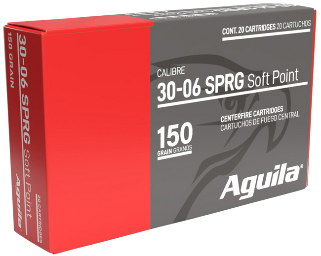 Aguila 8108AG   30-06Springfield 150gr InterLock Boat Tail Soft Point 20 Rounds