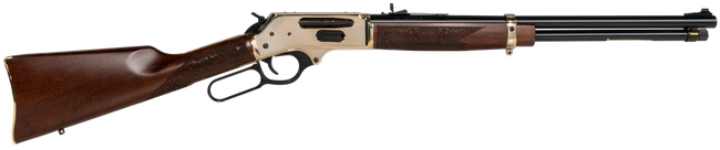 Henry H0243855 Side Gate 38-55 Winchester 20 Inch 5 Rounds Brass Receiver Walnut
