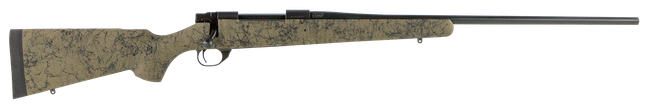 Howa HHS62603 M1500 HS Precision 270 Win 5+1 22" Barrel, Black Metal Finish, Green Black Webbed Fixed HS Precision Stock