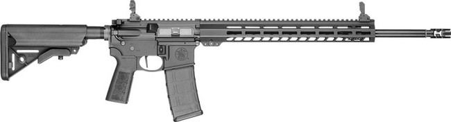 Smith & Wesson  Volunteer XV Pro 5.56x45mm NATO 20" 30+1 Matte Black Rec 15" M-LOK Handguard  Black Adjustable B5 SOPMOD Stock B5 Type 23 Grip Right Hand Includes 2" Rail Section & Rail Covers - 13517 - 022188887938