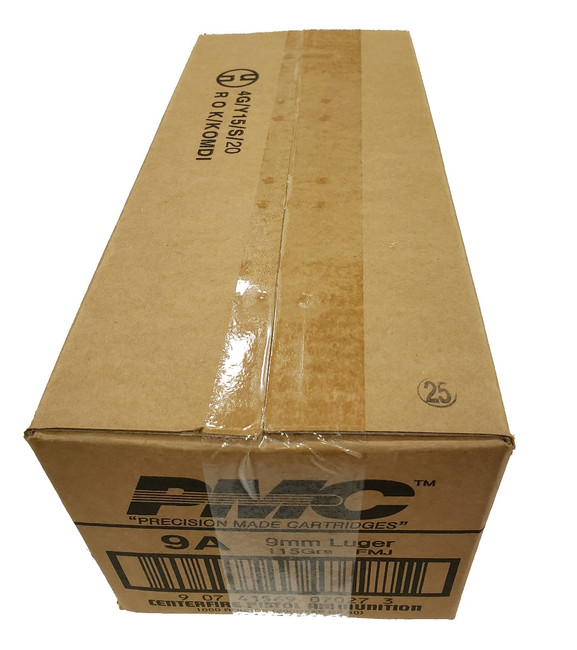 PMC Bronze 9mm Luger FMJ 115 Grain