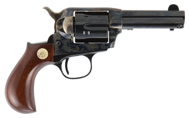Cimarron Firearms Lightning Revolver .38 Special 3.5 inch 6 Shot Color Case Hardened Walnut Grip