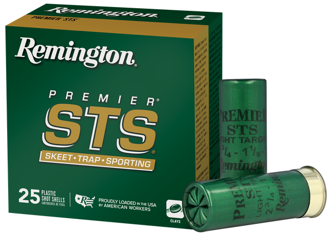 Remington Ammunition 20110 Premier STS  12 Gauge 2.75" 1 1/8 oz 7.5 Shot 25 Rounds