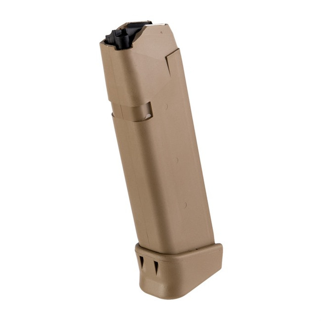 Glock 19rd 9mm Luger Coyote Tan Polymer Magazine Fits G17 19X 34