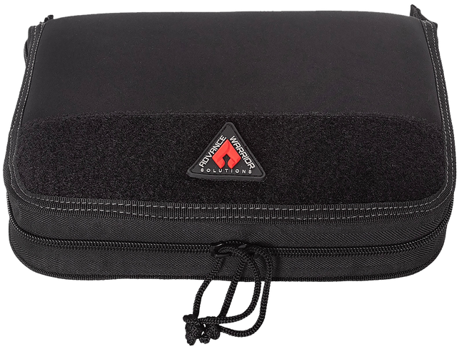 Advance Warrior Solutions SPC9 Single Pistol Case  9.50" Long Black Durable Soft Fabric Compatible w/ Most Standard Sized Pistols - SPC9 - 655360907256