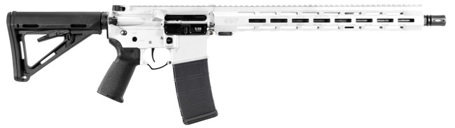 Alex Pro Firearms Valor 15 5.56x45mm NATO 16in 30rd White Magpul MOE Stock & Grip