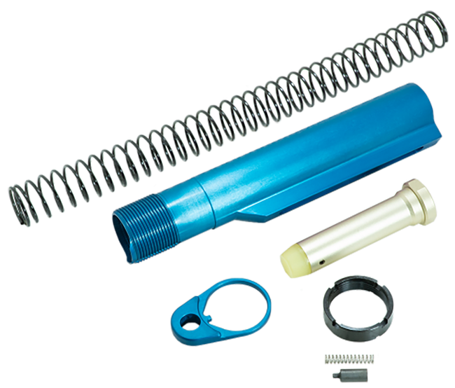 Timber Creek Outdoors Arbtkb Buffer Tube Kit Blue Anodized for Ar-15