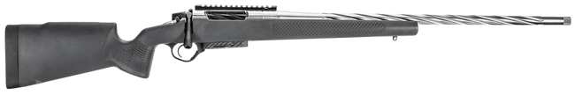 Seekins Precision 0011710057 Havak Pro Hunter PH2 308 Win Caliber with 5+1 Capacity, 24" Fluted Barrel, Stainless Steel Metal Finish & Black Synthetic Stock (Full Size)