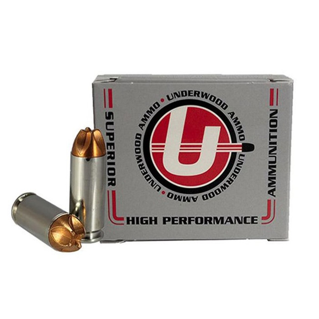 Underwood Ammo Xtreme Hunter Handgun Ammunition 10mm Auto 150gr Solid Monolithic 1425 fps 20/ct