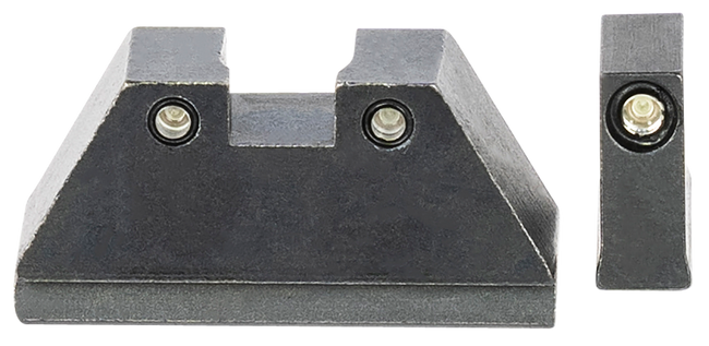 AmeriGlo GL813 Glock Optic Compatible Sight Set Green Tritium Outline XL Tall