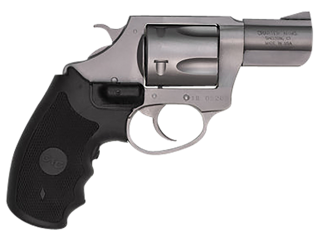 Charter Arms Mag Pug 357 Magnum 2.20 Inch 5 Shot Matte Stainless Steel Laser Grip