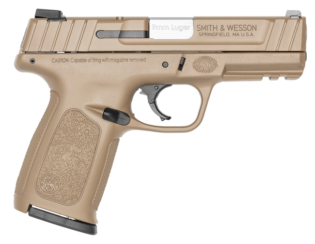 Smith & Wesson SDVE 9mm 4 inch 16 round FDE