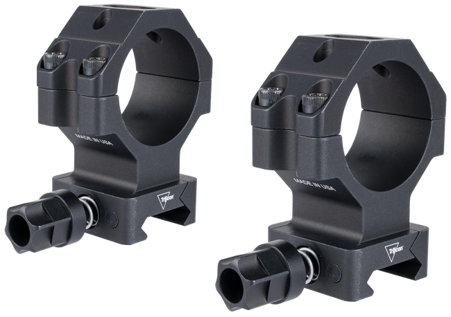 Trijicon AC22071 Scope Rings with Q-LOC Technology  Matte Black  34mm  Extra High