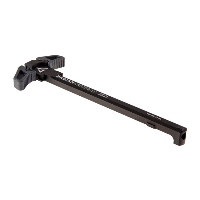 Radian Weapons R0150 Raptor LT Lightweight Ambi Charging Handle, Stealth Gray, Fits Mil-Spec AR-15/M16 Platform