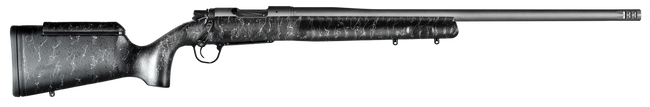 Christensen Arms 8010201600 Mesa Long Range 300 PRC 3+1 26" Threaded Barrel, Tungsten Gray Cerakote, Black with Gray Webbing Stock