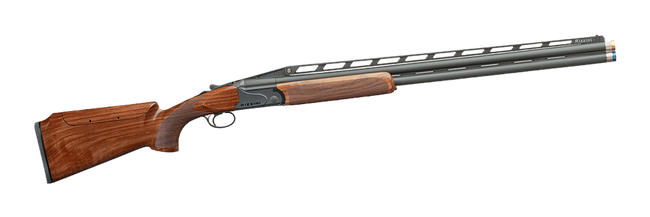 Rizzini USA 26011230 BR110 Sporter IPS Over/Under 12 Gauge 2rd 30" Chrome Lined XL Back Bored, Adj. Vent Rib, Matte Gray Barrel/Rec, Grade II Turkish Walnut Stock w/Adj Comb, 5 Ext. Chokes