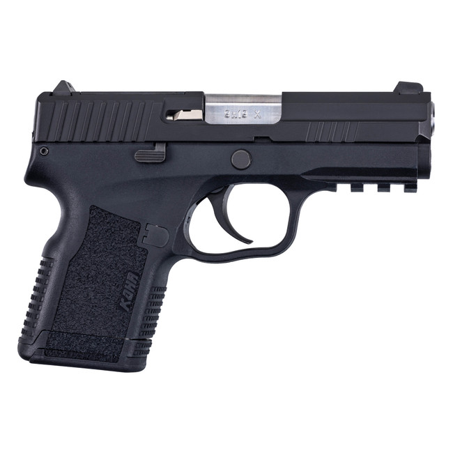 Kahr Arms KX9094RD10 X9  9mm Luger 10+1 3.54" Stainless Steel Barrel, Blackened Optic Ready/Serrated Stainless Steel Slide, Black Polymer Frame w/Picatinny Rail - KX9094RD10 - 602686180399