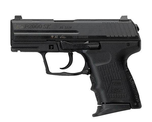 Heckler & Koch P2000 SK V2, 40 S&W, 3.2in. Barrel, 9rd, w/ Night Sights - Black (81000058)