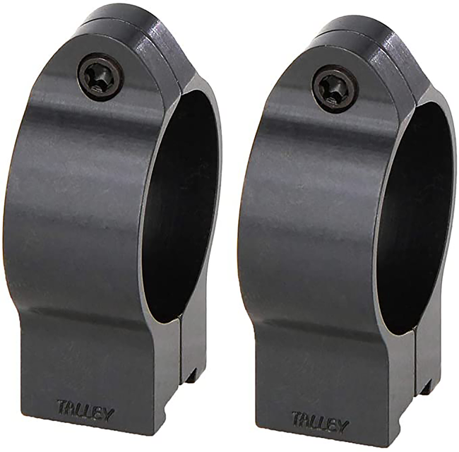 Talley 30CZRH Rimfire Rings  Black CZ 452 European/455/457/512/513 30mm High 0 MOA