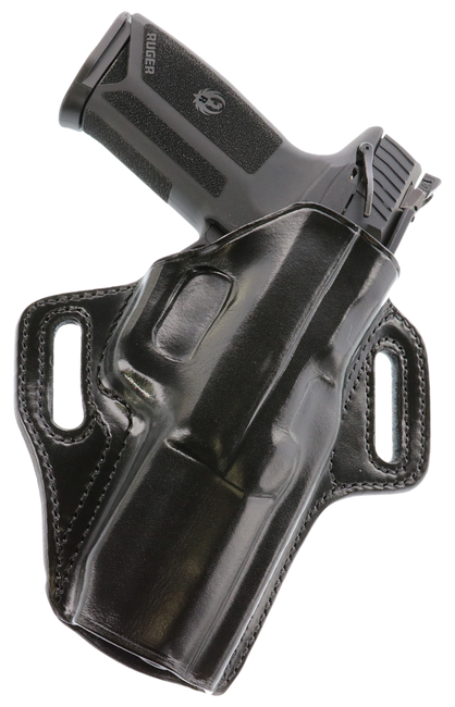 Galco CON458B Concealable  OWB Black Leather Belt Slide Fits FN Five-seveN USG Fits Ruger 57 Fits FN Five-seveN MK2 Right Hand