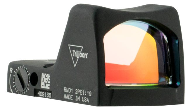 Trijicon RMR Type 2 1x Red Dot 6.5 MOA Dot Unlimited Eye Relief Matte Finish