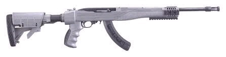 Ruger 10/22 I-TAC 22 Long Rifle 16.12 Inch 25 Round Grey Folding Stock