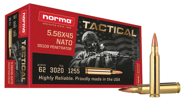 Norma Ss109 5.56 62gr 50/20