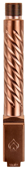 Ballistic Advantage Threaded 4.5in 9mm Glock 19 Gen 3-5 Copper PVD Spiral Fluted