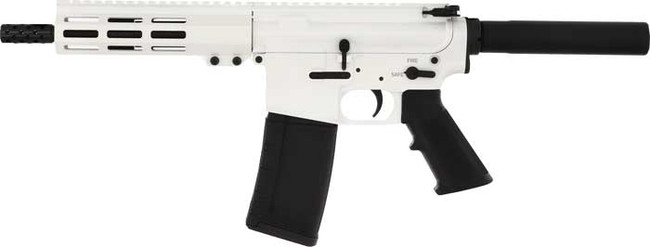 Great Lake Firearms GLFA AR15 Pistol .223 Wylde 7.5" 30-Round White - GL15223P WHT - 638457789379
