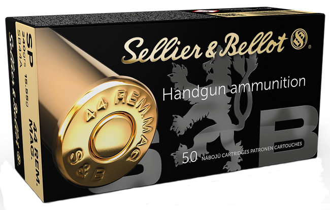 Sellier & Bellot SB44A Handgun  44RemMag 240gr Soft Point 50 Rounds