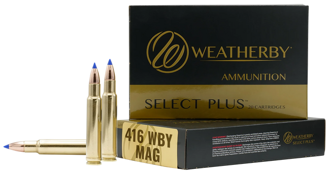 Weatherby B416350TTSX 416 Weatherby Magnum Barnes Tipped TSX 350 Grain 20 Rounds