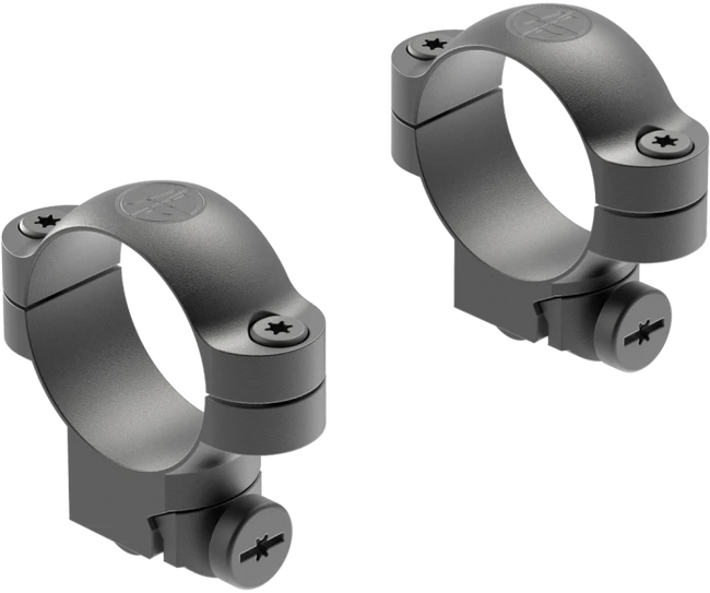 Leupold 51041 Ringmounts Scope Ring Set Matte Black Steel, 30mm Tube Medium Dovetail Fits Ruger M77