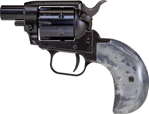 Heritage Barkeep Boot Revolver - Black | .22 LR | 1.68" Barrel | 6rd | Grey Pearl Grips - BK22B1BHGPRL - 727962706763