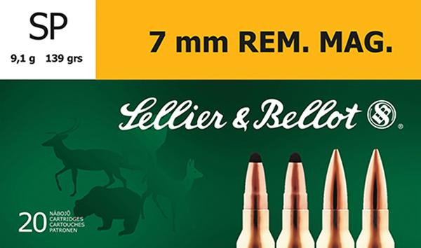 Sellier & Bellot 7mm Remington Magnum Soft Point 139 Grain 20 Rounds