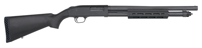 Mossberg 590A1 MLOK 12GA, 18.5in. Barrel, 7rd, Incl. Synthetic MLOK forend. - Black (50766)