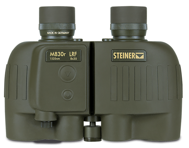 Steiner M830r 1535nm Lrf 8x30mm Floating Prism Sports Auto Focus Od Green Makrolon Tripod Mount