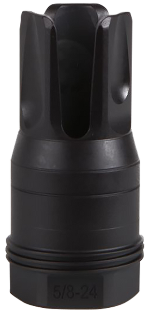 Sig Sauer SL76258X2490DEGF Clutch-Lok QD Q.D. Flash Hider Black Stainless Steel with 5/8" 24 tpi Threads for 7.62mm 90 Degree Taper