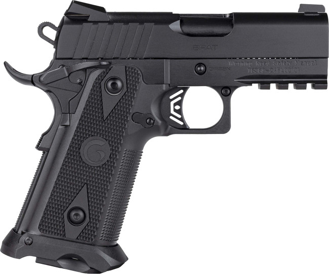 Girsan, Witness 2311 BRAT, Semi-automatic, Single Action, Metal Frame Pistol, 45 ACP, 3.4" Barrel, Matte Finish, Black, Polymer Grips, Fixed Sights, Skeletonized Trigger, 11 Rounds, 1 Magazine - 395055 - 741566907098