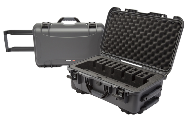Nanuk 9356UP7 935 6 Up Gun Case Graphite Handgun Resin
