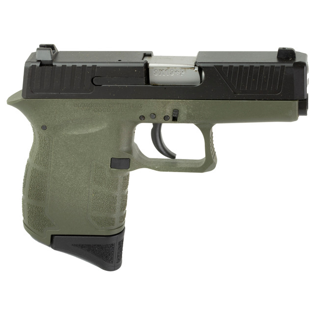 Diamondback Firearms DB9 Gen IV 9mm Semi-Auto Pistol - OD Green | 3.1" Barrel - DB0200P101 - 810035752603