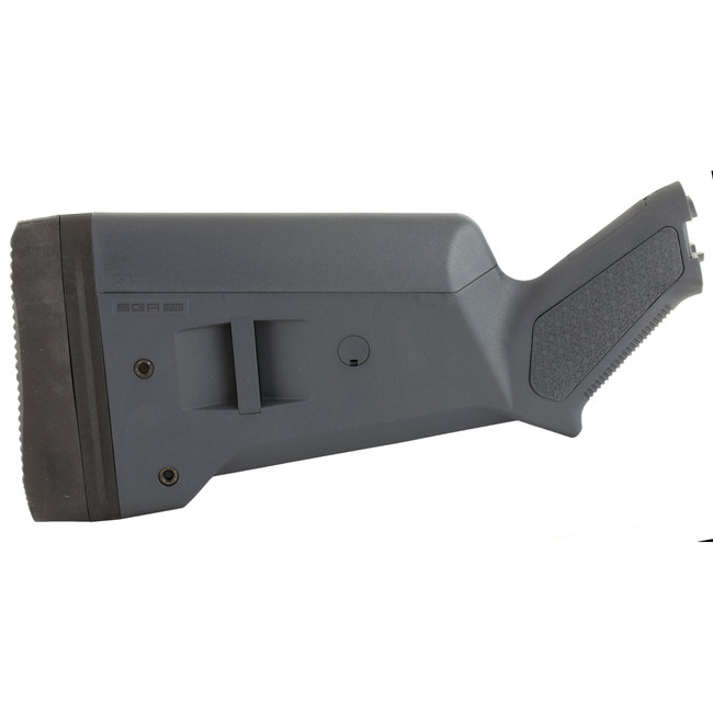 Magpul MAG490-GRY SGA Shotgun Stock Fixed Stealth Gray Synthetic for Mossberg 500, 590, 590A1 12 GA - MAG490GRY - 873750012001