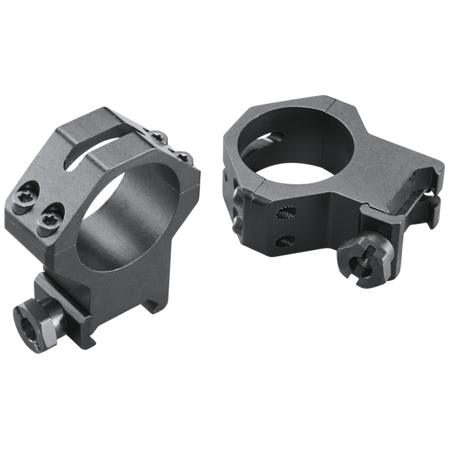 Weaver Mounts 48367 Four-Hole Skeleton Rings  Matte Black 30mm Extra High