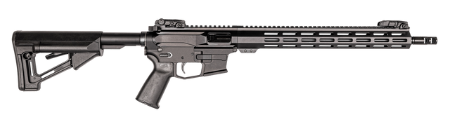 Armalite M-15 PDW 9mm Luger, 16in. Barrel, 33rd, 15" MLOK Handguard, Magpul STR Stock, MOE Grip, MBUS flip-up sights - Black (NPN: M15PDW916)