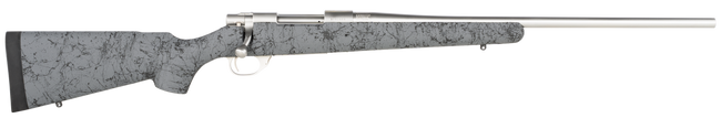 Howa HHS63111 M1500 HS Precision 308 Win 5+1 22", Stainless Steel Metal Finish & Gray Black Webbed Fixed HS Precision Stock