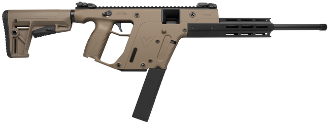 Kriss USA KV22CFD03 Vector CRB G2 Full Size 22 LR 30+1 16" Black Nitride Threaded Barrel, Flat Dark Earth 1:10" Aluminum Receiver, M-LOK Handguards, Flat Dark Earth Synthetic 6 Position Stock