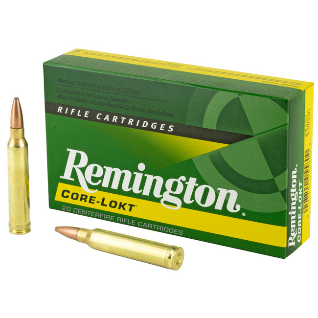 Remington, Core-Lokt, 300 Winchester Magnum, Soft Point, 180 Grain, 20 Rounds - 29497 - 047700055800