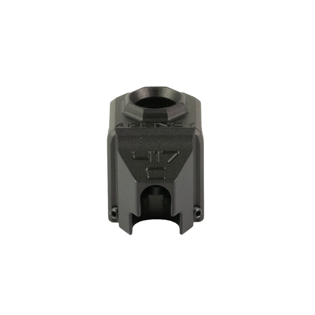 Agency Arms 417 Single Port Comp Fits Glock 43 1/2x28 - 417S-G43-BLK