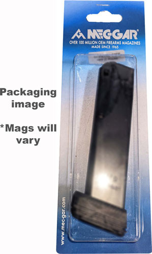 Mec-Gar MGSW5917N Nickel Detachable 17rd 9mm Luger Magazine for S&W 659 5900 910 915 - MGSW5917N - 765595440494