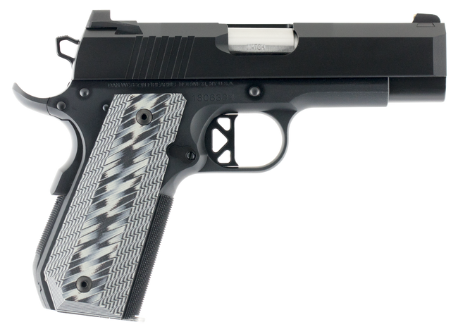 Dan Wesson ECP 9mm Luger 4 in 9+1 Stainless Slide Gray G10 Grip